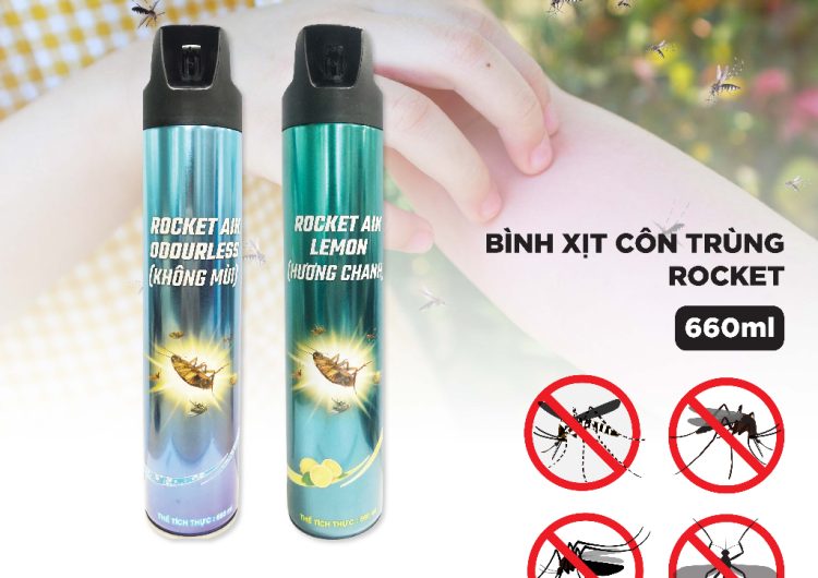 Bình xịt côn trùng Rocket từ FIT Cosmetics: Lá chắn bảo vệ gia đình khỏi sốt xuất huyết vào mùa mưa