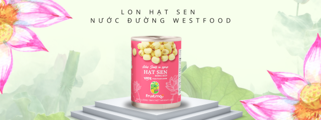 Lon hạt sen nước đường Westfood: Lựa chọn hoàn hảo cho phút giây thư giãn