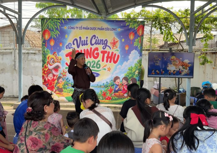 Dược Cửu Long tổ chức ngày hội “Vui cùng Trung thu 2026”, lan tỏa yêu thương và gắn kết gia đình Dược Cửu Long tổ chức ngày hội “Vui cùng Trung thu 2026”, lan tỏa yêu thương và gắn kết gia đình